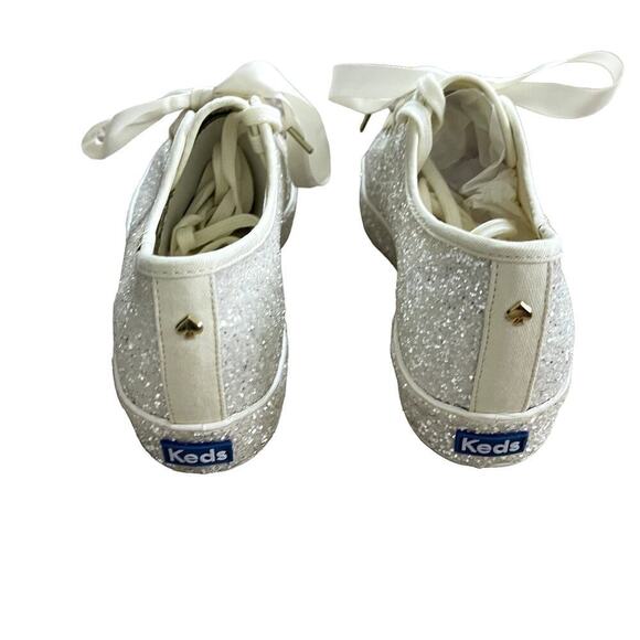 KEDS X KATE SPADE TRIPLE KICK  ALL OVER GLITTER SNEAKERS - Picture 6 of 9